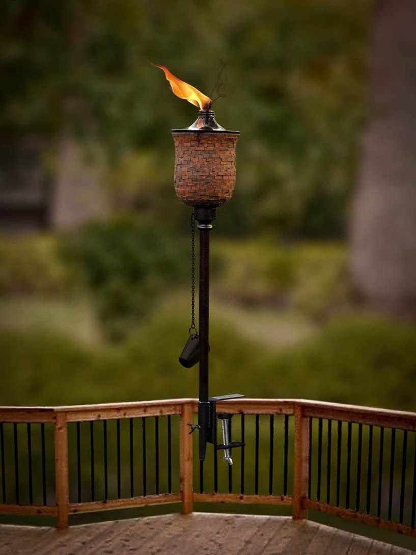 Deck Mounted Tiki Torches