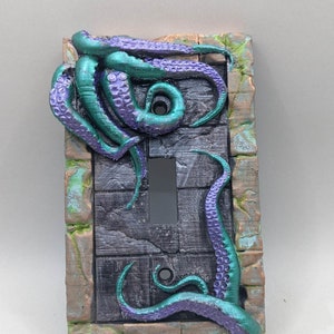 3D-afdruk lichtschakelaar Cthulhu-thema