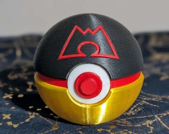 Réplica de la bola del Team Magma impresa en 3D