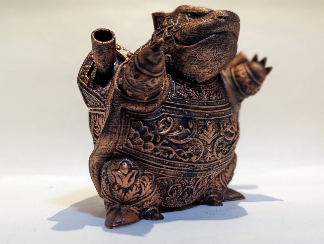 Bronzed Ornamental Blastoise 3D Print - Etsy
