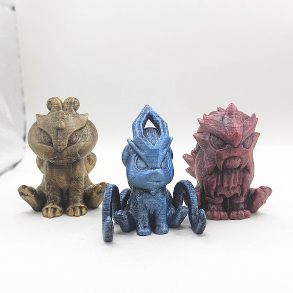 Chibi Legendary Beasts 3D Print