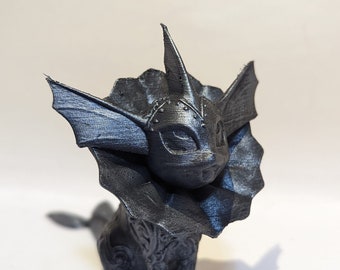 Silver Ornamental Vaporeon 3D Print
