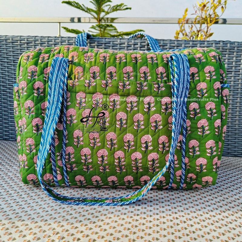 FLEURIE QUILTED GRANDE DUFFEL - FLEURIE main image 1