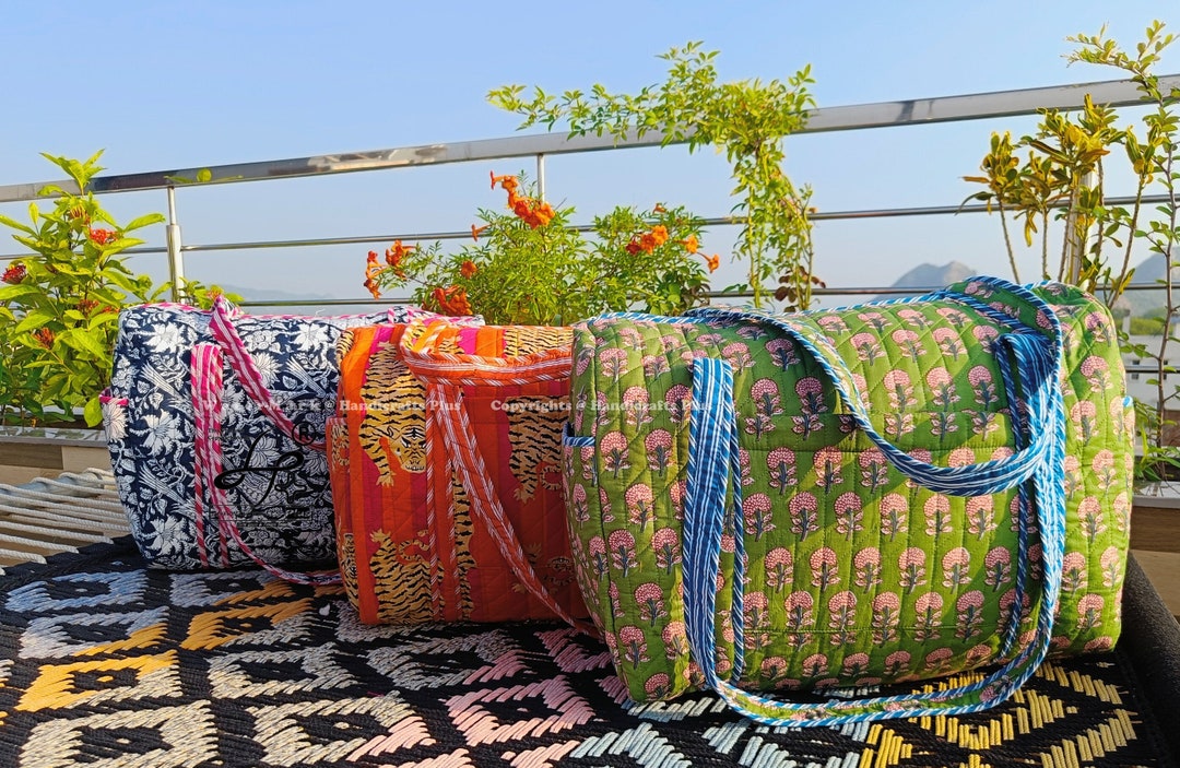 Sunset Garden Quilted Duffle Bag NCU0DDK2418