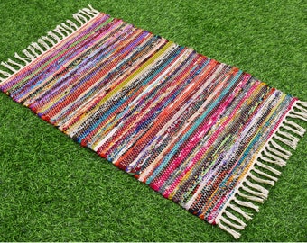 Handmade Mat Rainbow Living Room Door Mat Jute & Wool Woven Mat 1.5x2.5 Ft Bedroom Rugs Decorative Capret Turkish Dhurrie Gypsy Runner Handmade Mat Rainbow Living Room Door Mat Jute & Wool Woven Mat 1.5x2.5 Ft Bedroom Rugs Decorative Capret Turkish Dhurrie Gypsy Runner