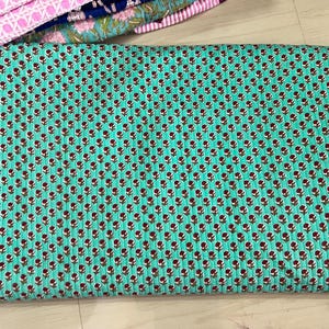 100% Cotton Quilted Fabric For Sale, Unique Design Printed Fabric For Bag/Jacket & Hand Crafted Items, Boho Doll Making Fabric, Gift For Mom