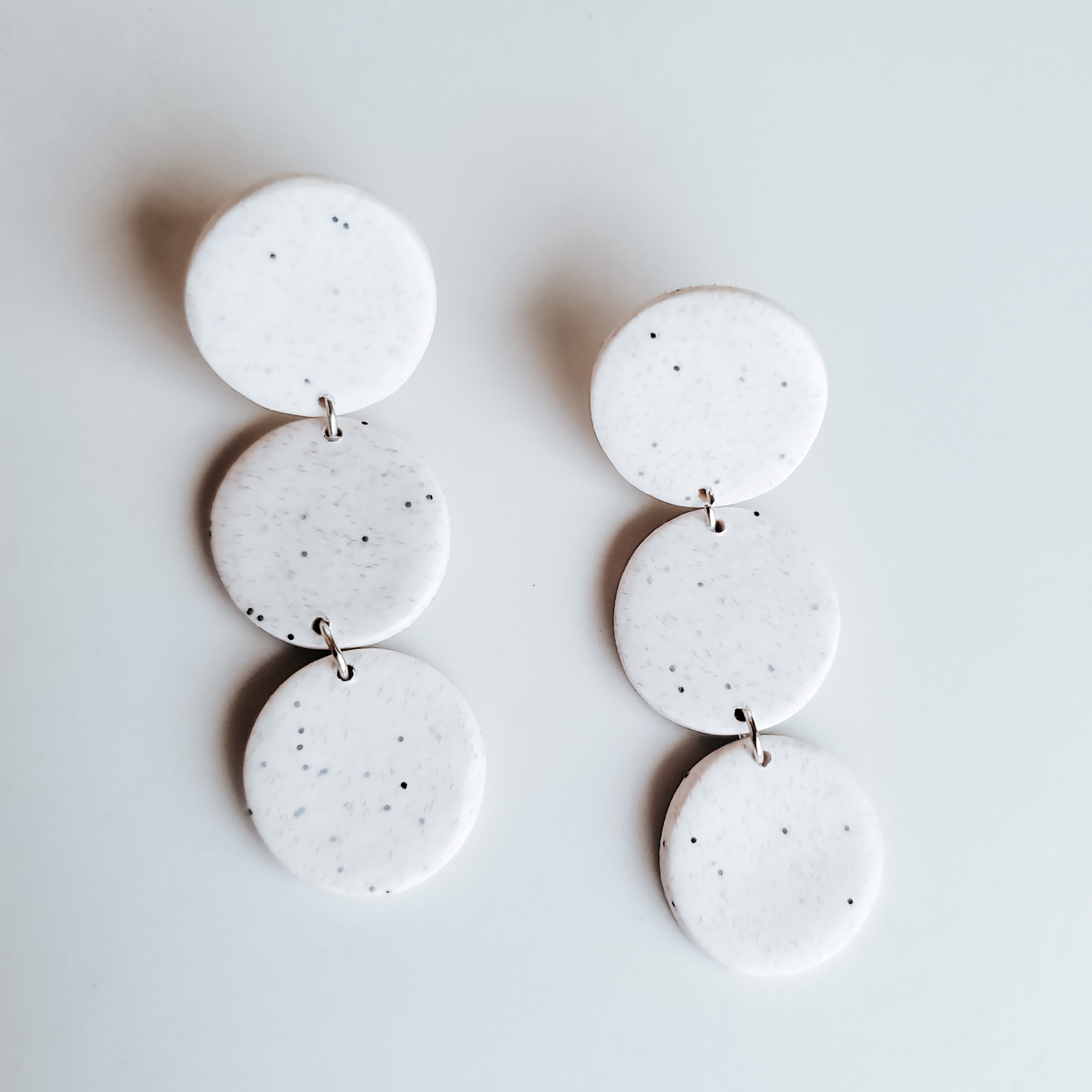Speckled white polymer clay deals