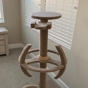 Star Trek Enterprise 1701D , DS9 Wood Cat Tower, Cat Climbing Tree, Furniture For Cat, Wooden Cat Tree, Unique Cat Trees,