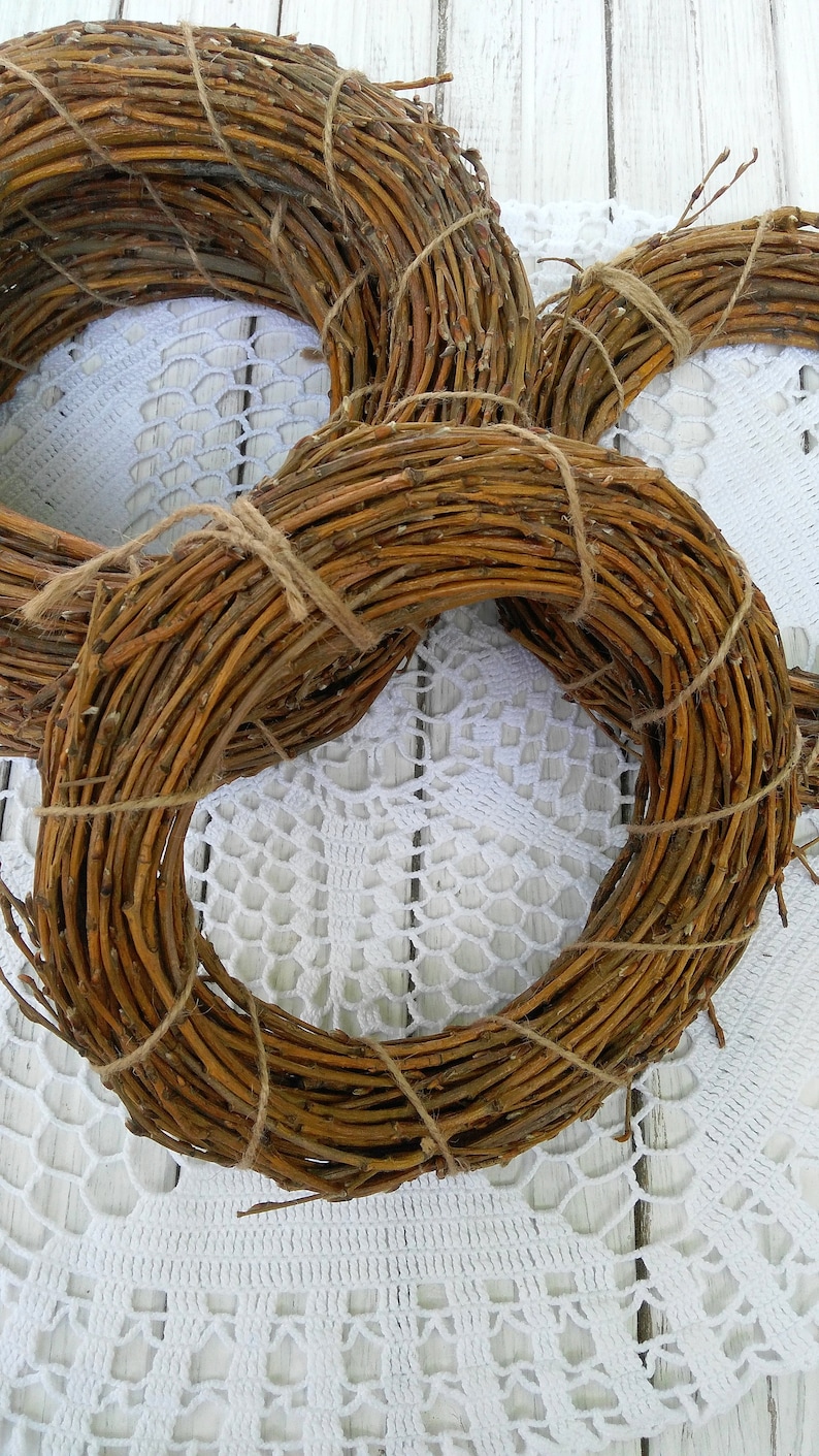 Natural willow wreath holiday decor wreath base of willow Etsy