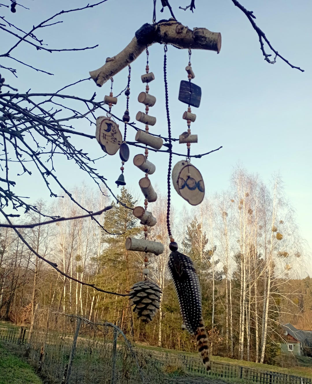 Witchy Hanging Room Decor,esoteric Natural Handmade Decor,rustic ...