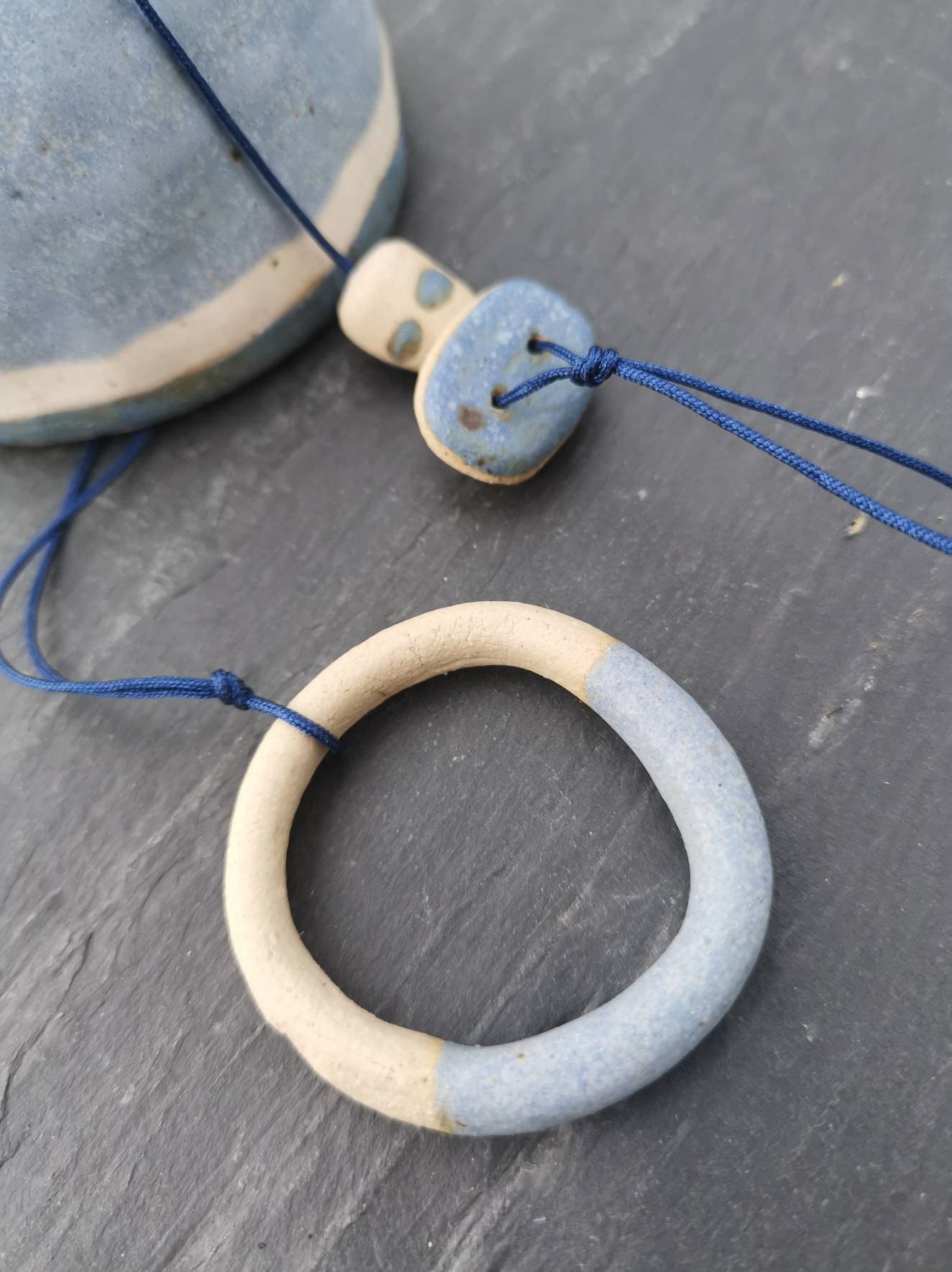 Ceramic bell hanging Bell ornament Etsy