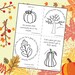 Thankful for Fall Coloring Pages, Religious Fall Idea for Kids, Fall Kids Color Page, Thank You ...