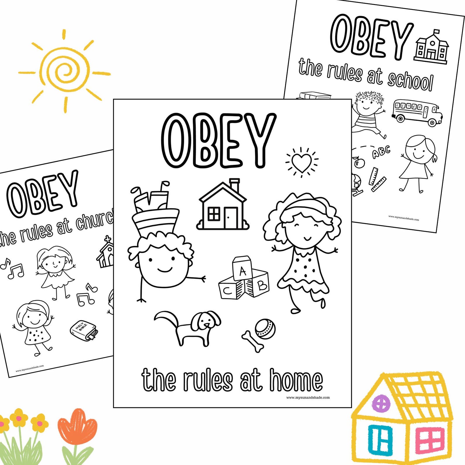 TRUST and OBEY Coloring Pages - Il 1588xN.6321368748 Iz00