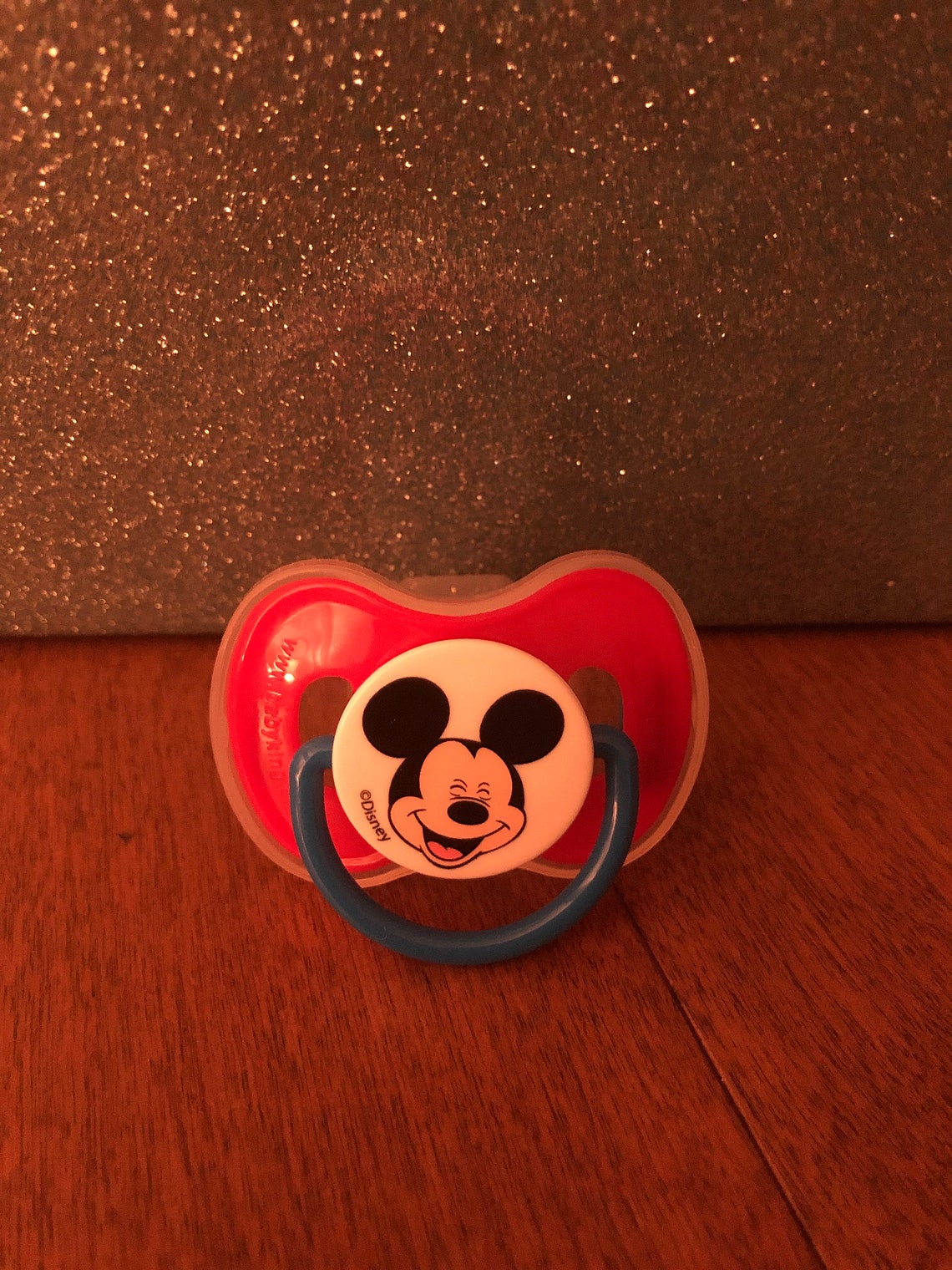 Reborn Mickey Mouse Tacky Putty Pacifier. Etsy