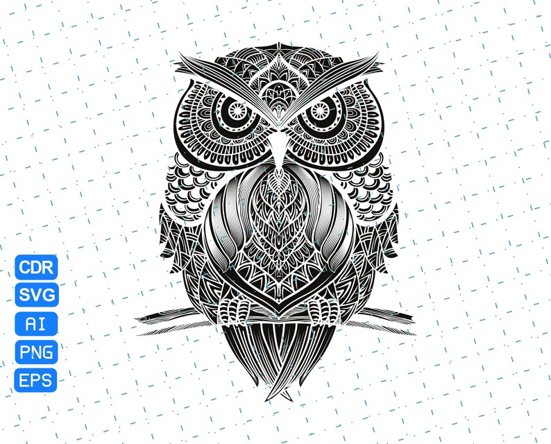 Free Free Free Owl Mandala Svg File