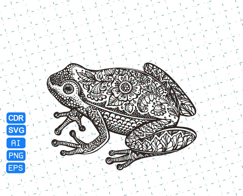 Free Free 62 Frog Mandala Svg SVG PNG EPS DXF File