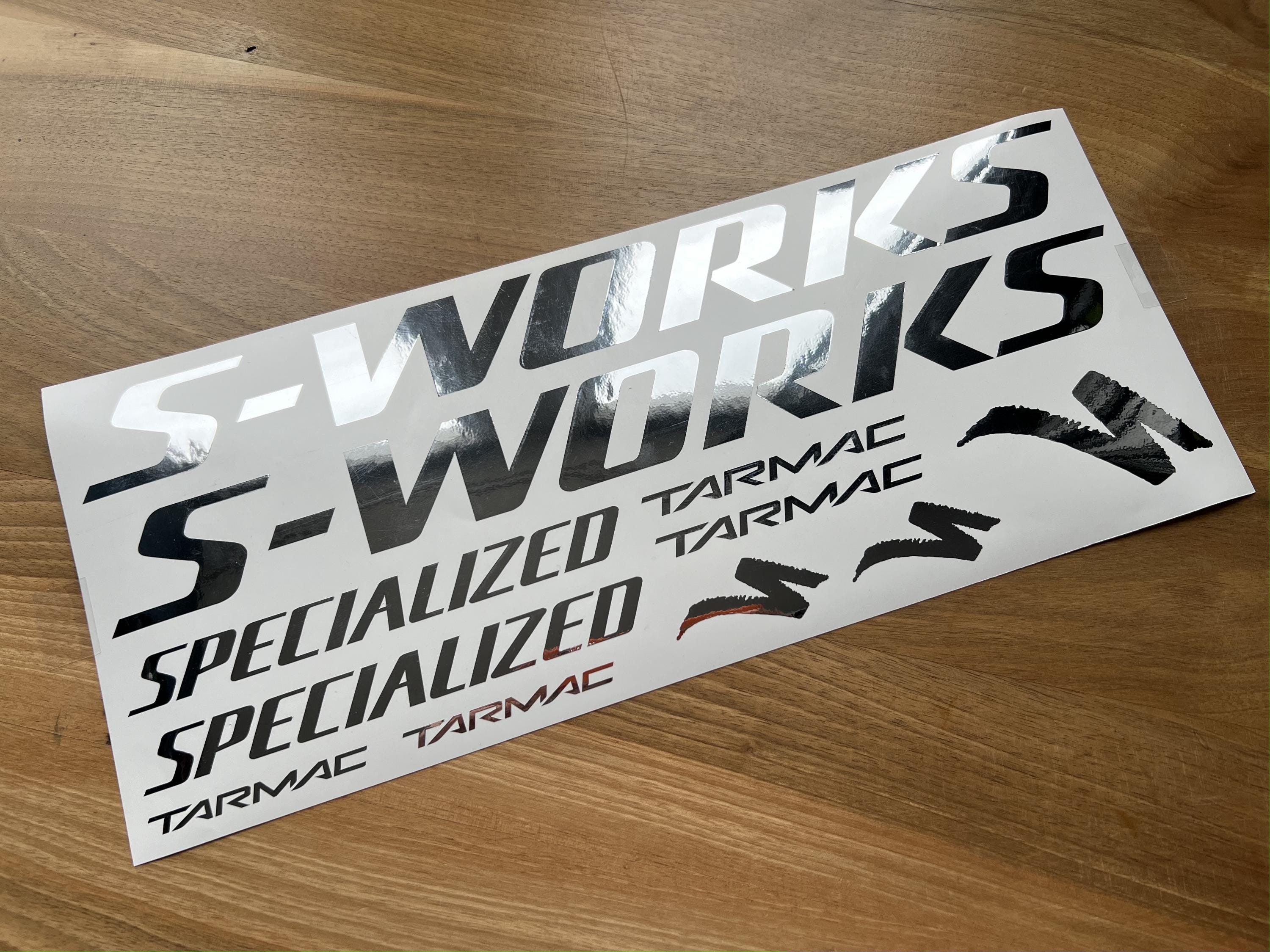 カスタムターマックS-worksデカールステッカー。サイズは説明欄をご