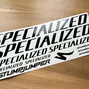 Custom Stumpjumper Specialized Decals Stikers. Check the size in the description.