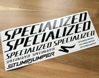 Calcomanías personalizadas para Stumpjumper Specialized. Consulta el tamaño en la descripción.