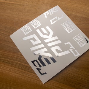 Rock Shox PIKE DJ Decals Stikers