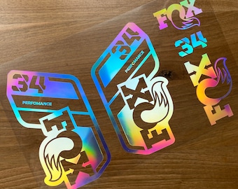 FOX 34 PERFORMANCE 2022 Decals Stikers