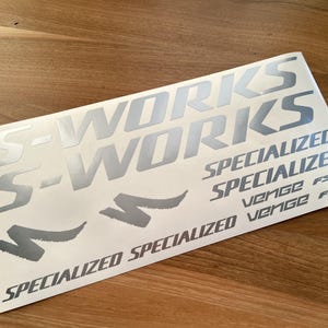 Custom Venge S-Works Decals Stikers. Check the size in the description.
