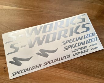 Custom Venge S-Works Decals Stikers. Check the size in the description.