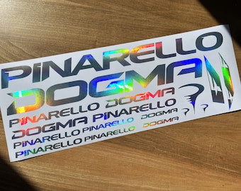 Pinarello DOGMA F  Decals Stikers. Check the size in the description.