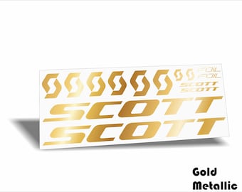 New Set Of Scott Foil 2020 Decals Stikers