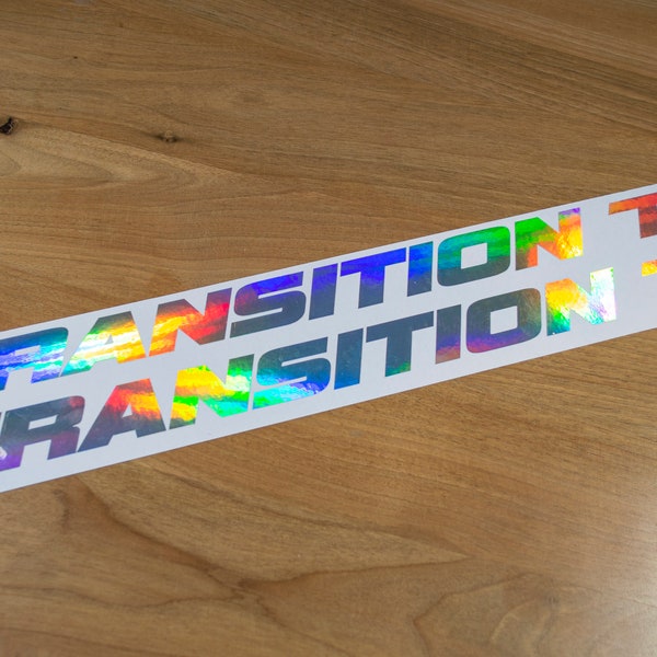 Transition PBJ Sticker Kit