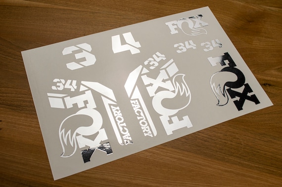 Fox 34 Factory 2021 Decals Stikers Etsy Canada
