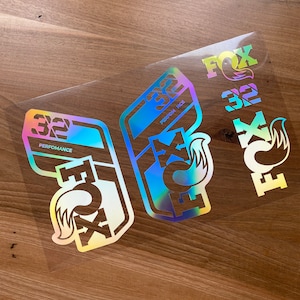 FOX 32 PERFORMANCE 2022 Decals Stikers