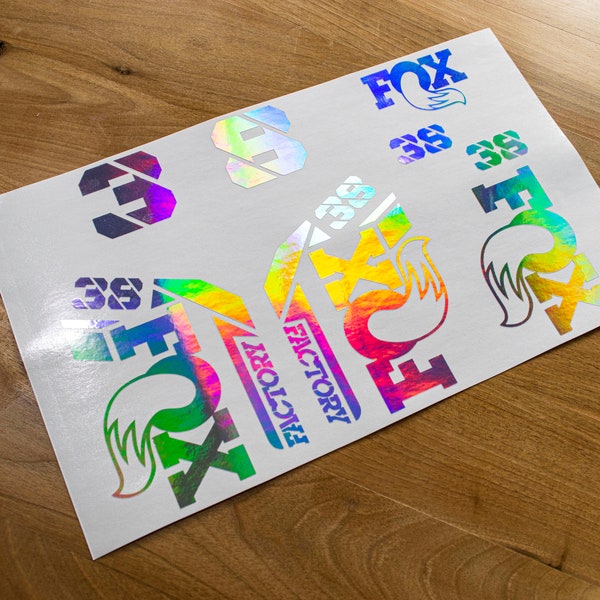 Fox 38 Factory 2021 Abziehbilder Stikers