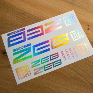 Rock Shox ZEB Ultimate, Select, Select+ Decals Stikers