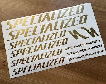 Custom Stumpjumper Specialized Small Decals Stikers. Check the size in the description.