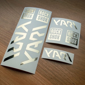 Rock Shox Yari NEW 2020 Decals Stikers