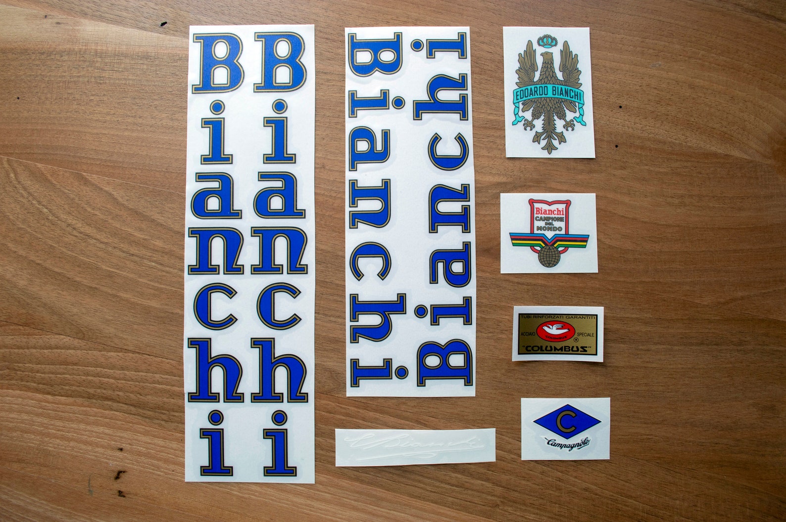 bianchi decals vintage