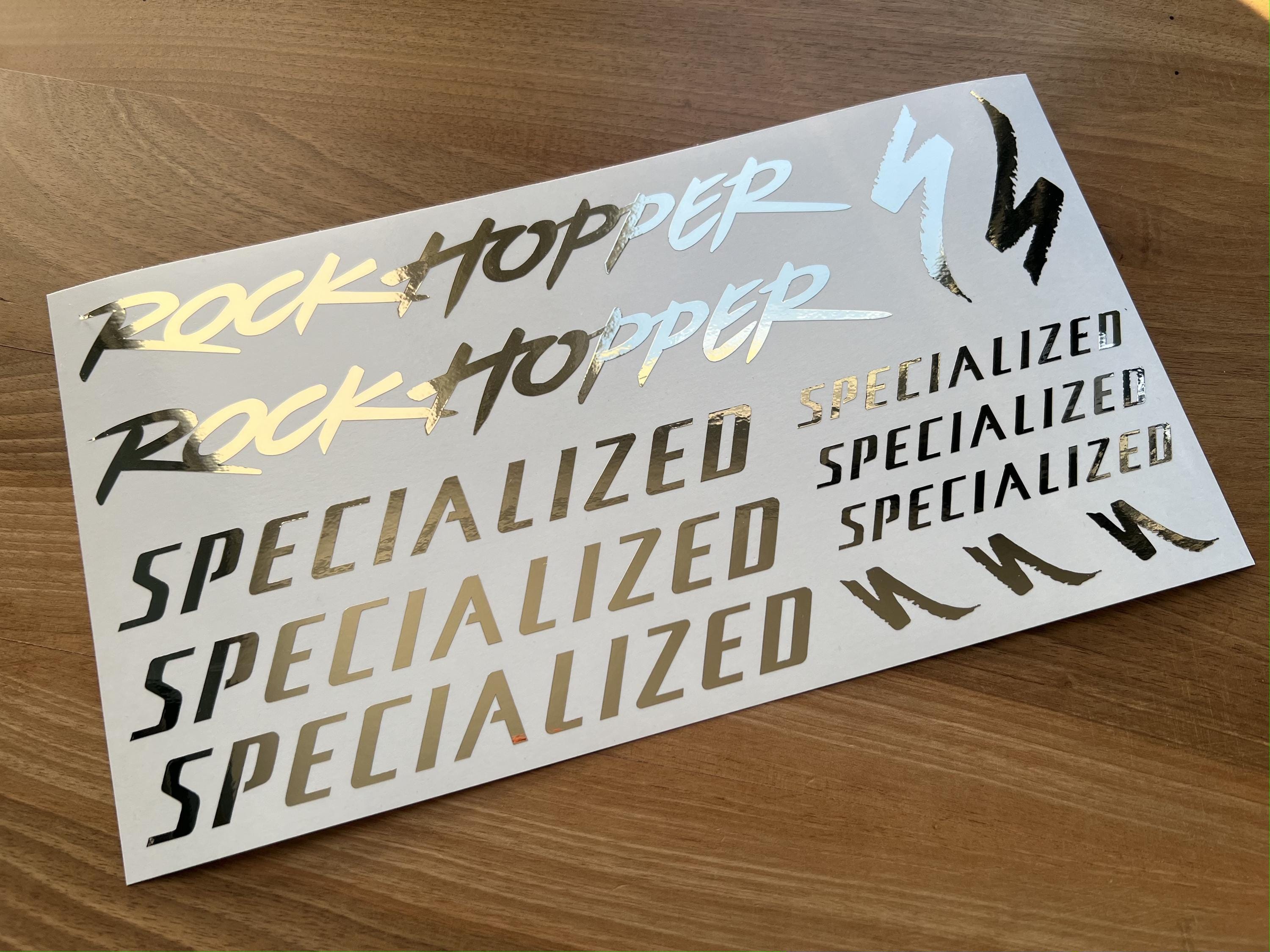 Custom Specialized Rockhopper Retro 90s Decals Stikers. Check the