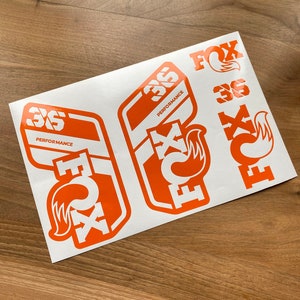 FOX 36 PERFORMANCE 2022 Decals Stikers