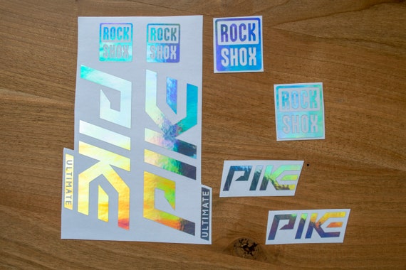 ロックショックス パイク 2020 デカール ステッカー - Etsy 日本 ROCKSHOX PIKE ステッカー ４枚セット
