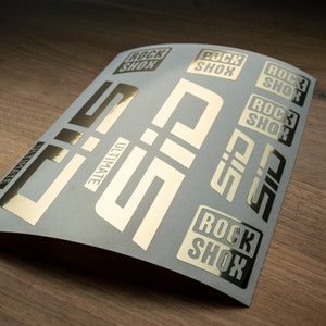 Rock Shox SID NEW 2020 Decals Stikers