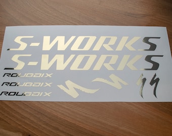 Nouvel ensemble de autocollants S-works Roubaix