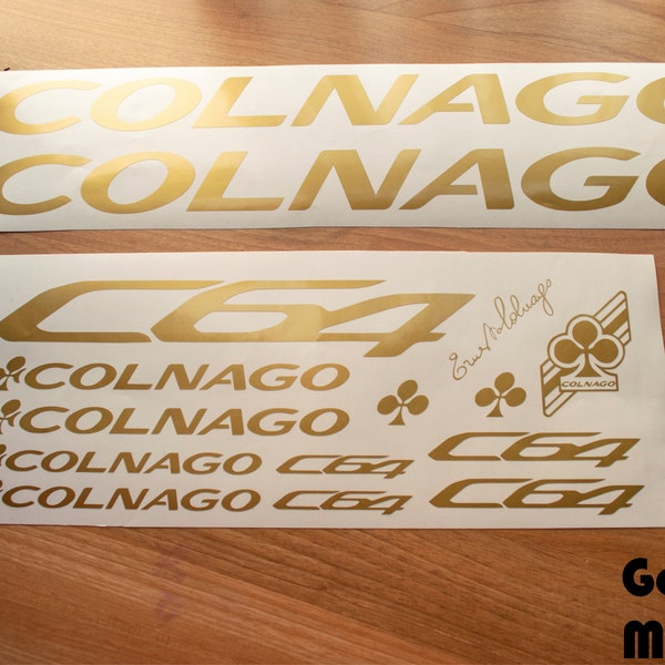 Adesivi per decalcomanie Colnago C64