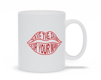 FRIENDS Salva il dramma Tazza 11 oz, 15 oz, Amici Rachel Mug, Regalo Divertente per lei