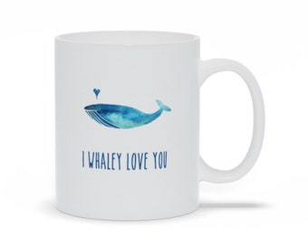 I Whaley ti amo anniversario tazza, compleanno tazza, tazza d'amore