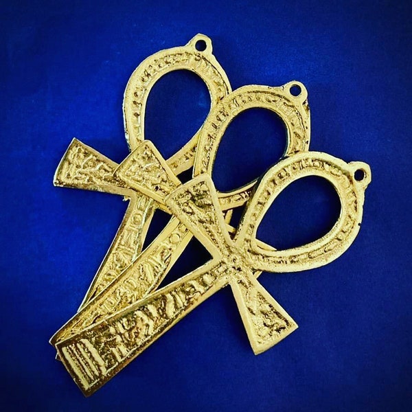 Brass Ankh *Made in Egypt/ Key of Life/ Rebirth/ Alter/ God/ Goddess/ Glastonbury/ Meditation/ Spiritual*