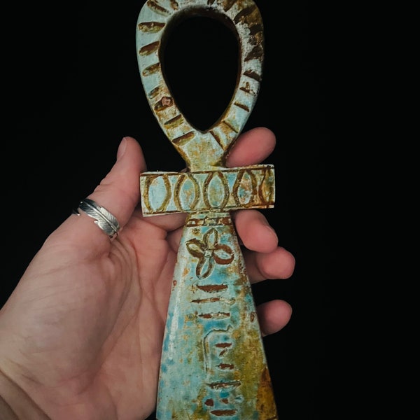 Stone Ankh *Made in Egypt/ Key of Life/ Rebirth/ Alter/ God/ Goddess/ Glastonbury/ Meditation/ Spiritual*