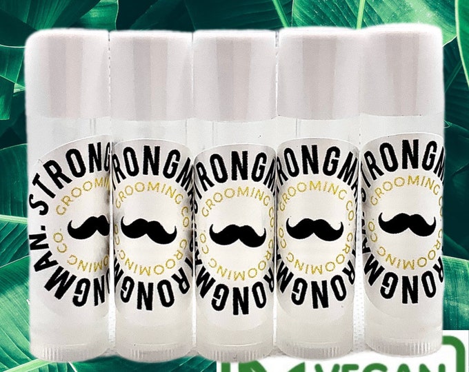Strongman Grooming Co. Vegan wax in Travel Tube container. (Quantity 1)