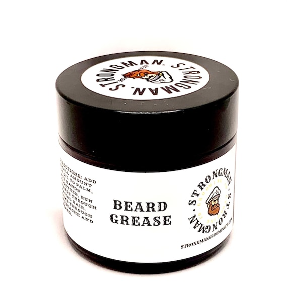 Strongman Beard Grease 2oz jar (Contact for Whole Sale Pricing) {A blend of Beard Balm, Beard Butter, Beard Wax}