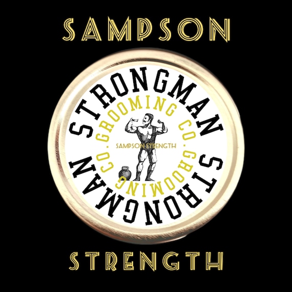 Sampson Strength Strongman Mustache Wax (New multiple scent options). World Strong Man Hold! (Contact for Whole Sale Pricing)
